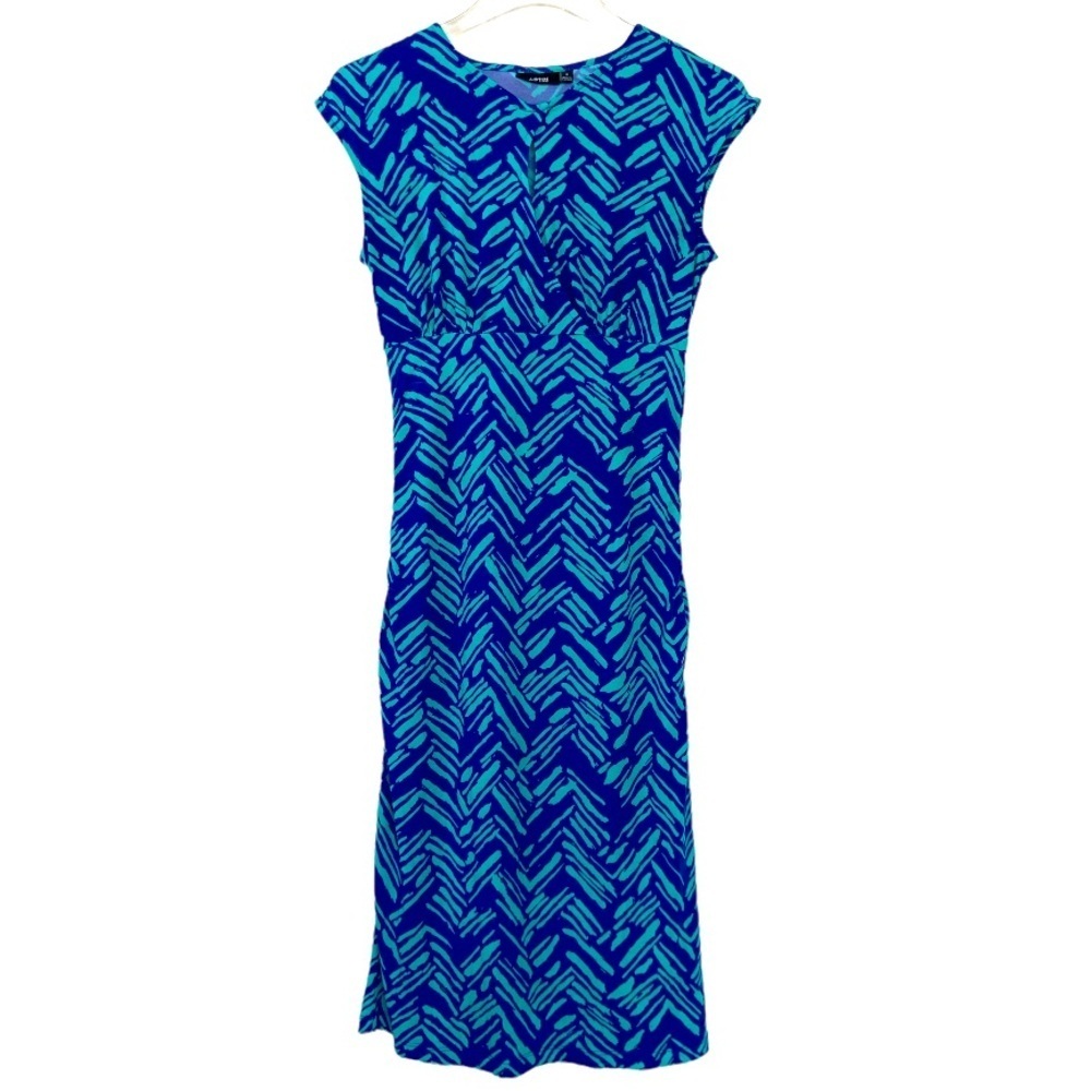Apt 9 Blue and Green Abstract Dress Size Small